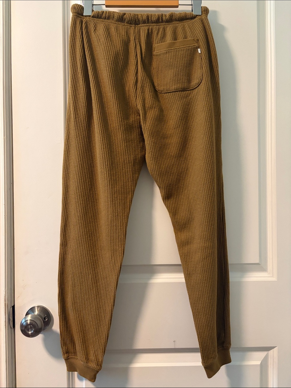 aerie Waffle Knit Joggers in Brown - Picture 5 of 5
